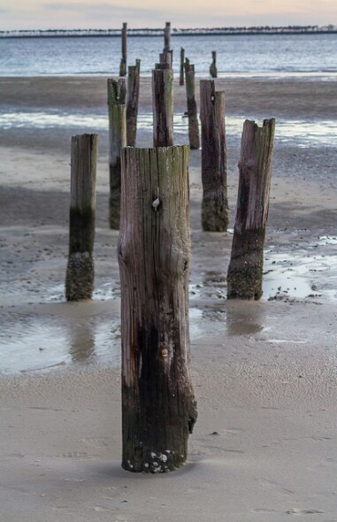Front Beach on the Ocean Springs waterfront.